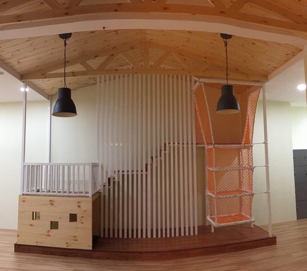 Centre Stage performance area at Belle & Russell Kindergarten